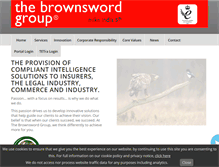 Tablet Screenshot of brownsword.com